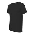 thumbnail image 2 of LAT Mens Fine Jersey Short Sleeve Tee (6901), Black, 5X, 2 of 5
