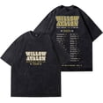 thumbnail image 1 of T-Shirts de Lavage Willow Avalon Southern Belle Raisin Hell Tour 2025 Unisexe en Coton à Manches Courtes, 1 of 6