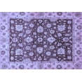 thumbnail image 1 of Ahgly Company Machine Washable Indoor Rectangle Oriental Blue Traditional Area Rugs, 7' x 9', 1 of 4