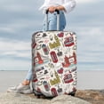 thumbnail image 5 of Salouo London Landmark1 Pattern Travel Dust-proof Suitcase Cover, Softside Suitcase Protector Luggage Cover Protector for 18-32inch ,Not Included Suitcase, 5 of 8