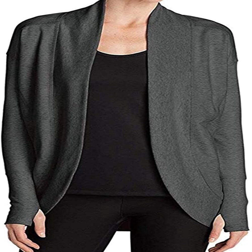 Camp Fleece Wrap Cardigan, Heather Gray 