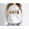 thumbnail image 1 of Sudadera de cuello redondo para mujer, ropa de invierno, estilo Retro, divertido, a la moda, para vacaciones de Navidad, 1 of 4