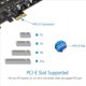 thumbnail image 4 of 3X Tarjeta Pci-e A Usb 3.0 Pci Express Incluye 1 Puerto Usb C y 2 Puertos Usb A, Tarjeta Adaptadora M.2 Nvme A Pcie 3.0 con Soporte, 4 of 5