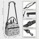 thumbnail image 2 of Disketp Black Footprints Lonchera Térmica para Mujer y Hombre, Bolsa de Almuerzo Reutilizable e Impermeable para Trabajo, Viajes y Picnic, 2 of 7