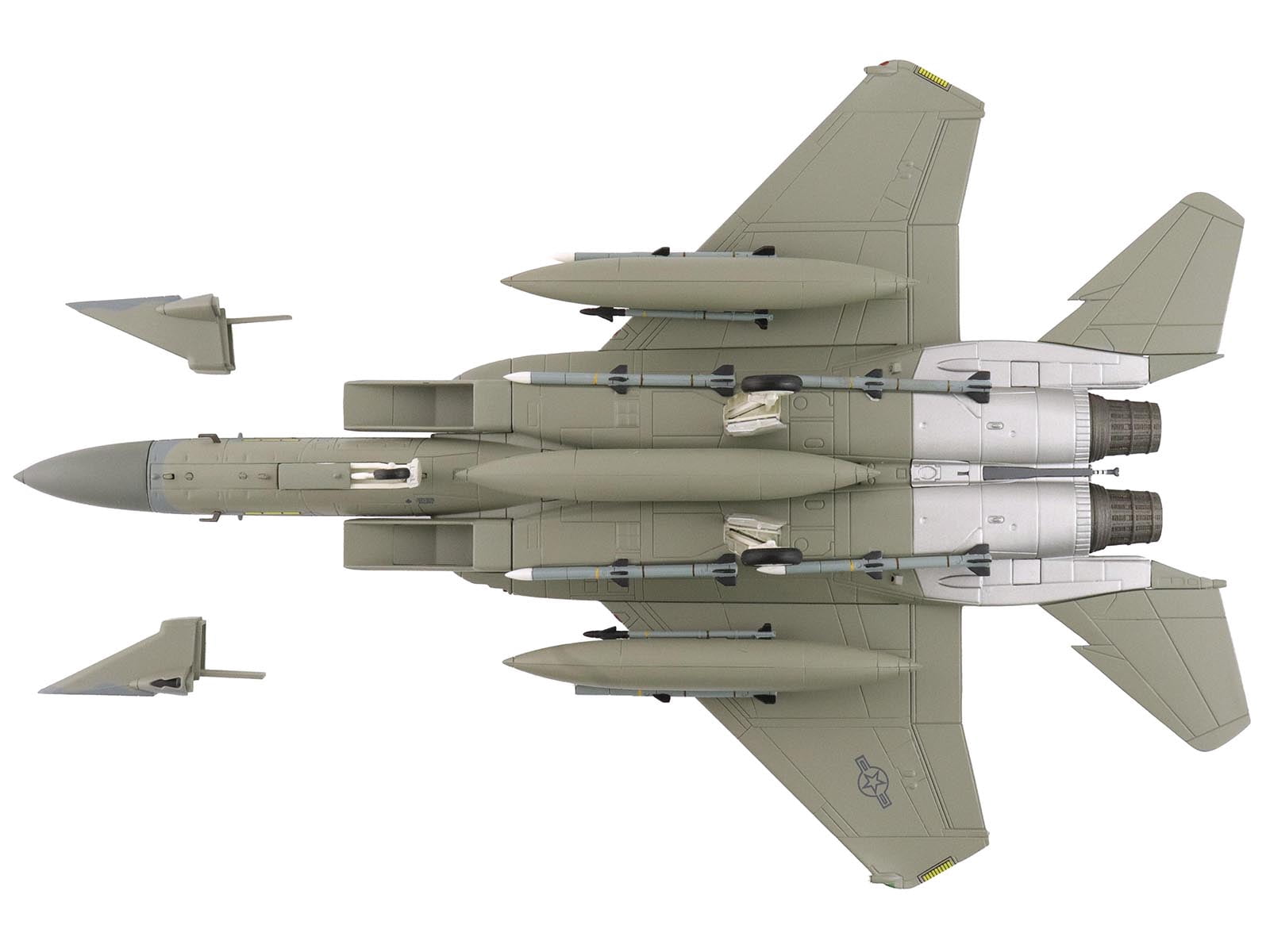 McDonnell Douglas F-15C Eagle Fighter Aircraft "Elmendorf Air Force Base Alaska" US Air Force 1/72 Diecast Model by Hobby Master