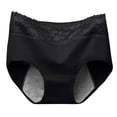thumbnail image 5 of Breathe Cotton Brief Underwear for Women Mid-Rise Floral Postpartum Hipster Ladies Lace Panties Girls Full Coverage Briefs Cotton Stretch Briefs, 5 of 6