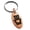 Rose, variant on Stainless Steel Teddy Bear Love Engraved Small Oval Charm Keychain Keyring