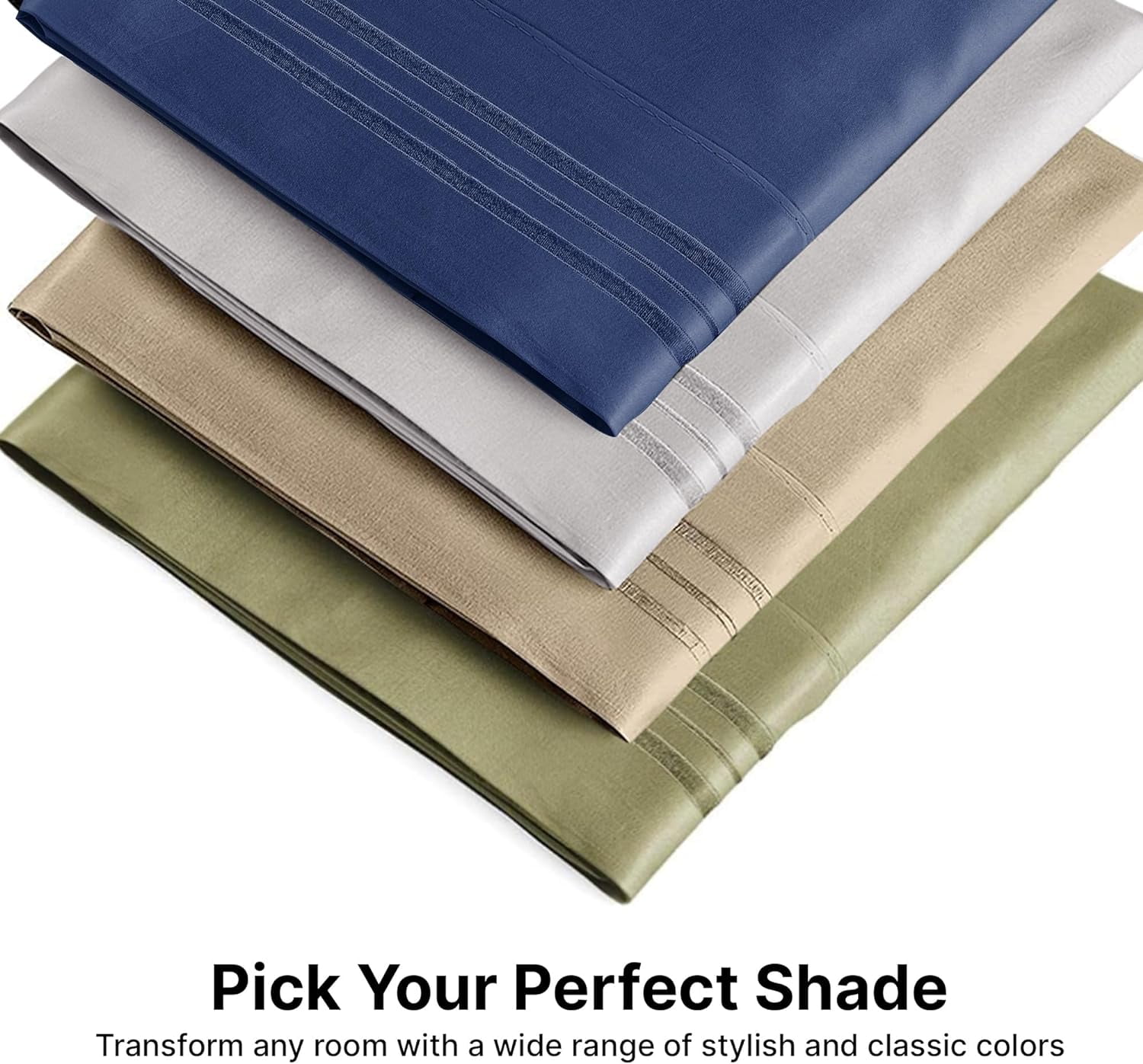 CGK Linens Extra Soft Pillowcases Set of 4 - Queen / Standard Size Hotel Luxury Breathable & Cozy 4-Piece Pillow Covers, Burgundy