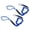 Blue, variant on Wofarmy 4-55Ft 2Pcs Bungee Dock Line Mooring Rope Cords for Kayaks Boats Marines Stretch Retractable and Convenient Accessories Blue Black And White