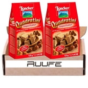Loacker Quadratini Napolitaner (Pack of 2) Cube Wafers