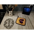 thumbnail image 3 of EP II Eggplant Pair of Pot Holders 7.5 in x 7.5 in, 3 of 5