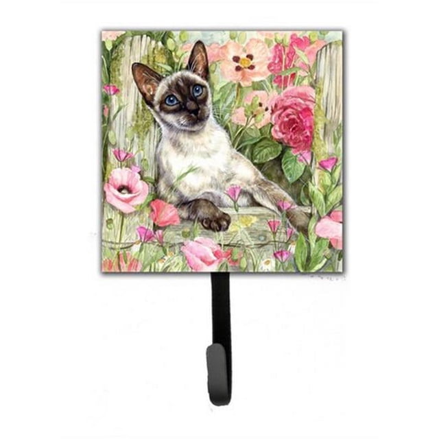 Carolines Treasures CDCO0033SH4 Siamese Cat in the Roses Leash or Key Holder