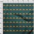 thumbnail image 2 of oneOone Polyester Lycra Fabric Leaves|Floral & Paisley Block Printed Fabric 1 Yard 56 Inch Wide, 2 of 4