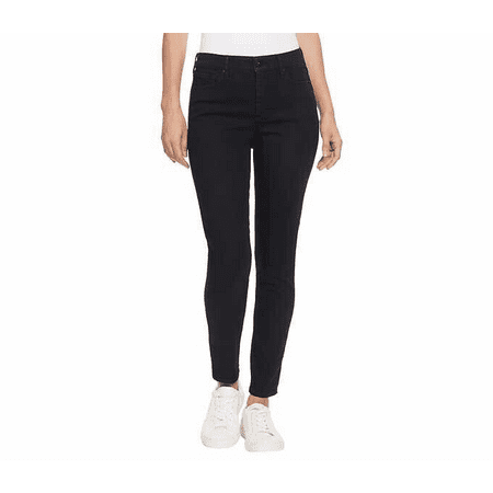 Jessica Simpson Skinny Jeans Women's High Rise Wash Ankle Pants (Black, 4)