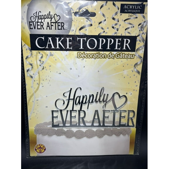 Happily Ever After Cake Topper Acrylic