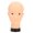 Black Base without Makeup, variant on Professional Bald Mannequin Head for Wig Making Display and Cosmetics Makeup Training Practice Styling Dummy Head Stand with Makeup 11.8 inches / 30.0 cm Height