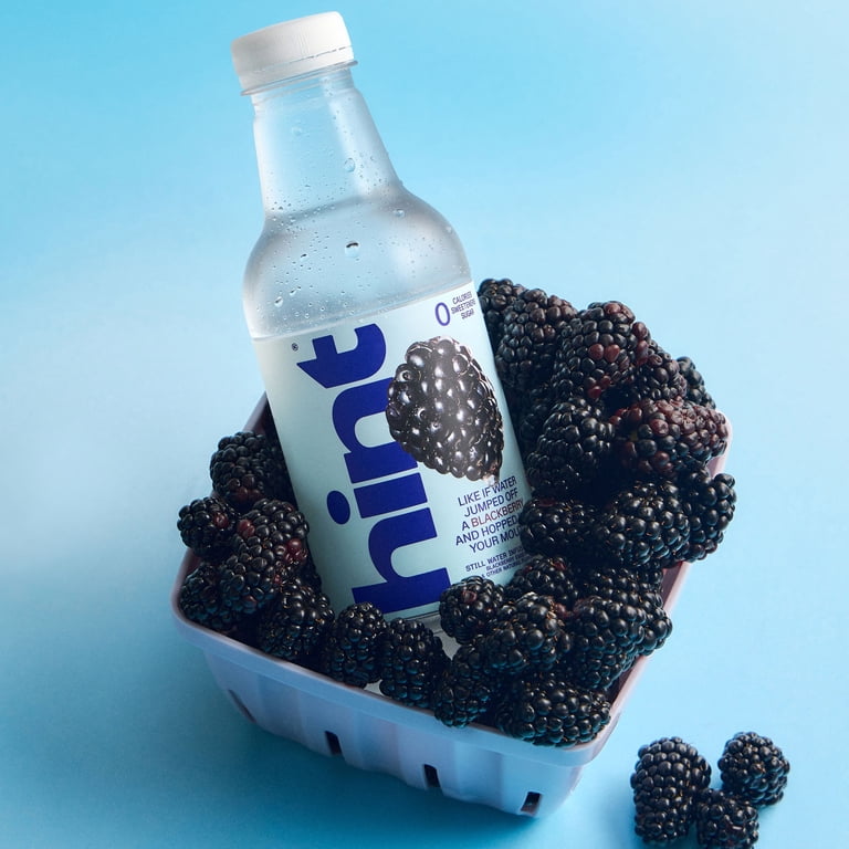 Hint Blackberry Flavored Water, 16 fl oz, 12 Count photo 4