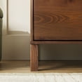 thumbnail image 6 of Walker Edison Modern Solid Wood Curved Edge 6-Drawer Dresser - Brown, 6 of 14