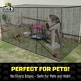 thumbnail image 5 of BOEN Plastic Mesh Hardware Netting, Tree Guard Barrier from Rabbits, Deer and Rodents, Deck Guard, Indoor or Outdoor Balcony Safety Net for pet or Child (3' x 25', Black), 5 of 7
