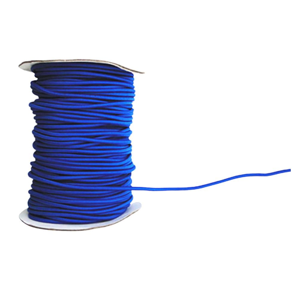 4mm x 10m High Tenacity Elastic Bungee/Shock Cord Tie Down Marine Rope Blue 