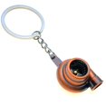 thumbnail image 1 of Keychain Automotive Part Car Gift Key Chain Ring Car modification turbocharged keychain Metal Turbo Keychain Pendant（color： Red Bronze, 1 of 3