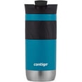 thumbnail image 3 of Kit Termo Contigo Acero Inox Snapseal Caliente 473Ml 2 Pzas SS Aqua Negro, 3 of 6