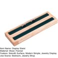 thumbnail image 4 of Veeki Display Stand Jewelry Holder Simple And Stylish Essential Displaying Flannel 2 Slot Ring Showcase Organizer Tray for Jewelry Shop Earring Tray Jewelry Display-0518, 4 of 4