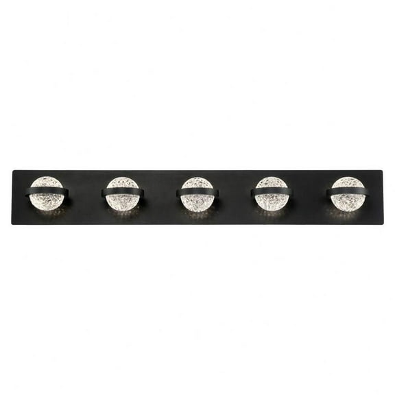 25W 5 Led Bath Bar 32.75 inches Wide By 5 inches High-Black Finish Bailey Street Home 79-Bel-4534127