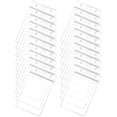 thumbnail image 1 of CHUANK Porte-Badge et Carte d'Identité en Plastique Transparent Étanche 4.40” x 2.67” 20 Pcs, 1 of 6
