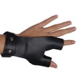 thumbnail image 3 of Protectores de dedos de piel de vaca para guantes de tiro con la mano izquierda, guantes de tiro con , guantes de tiro con Baoblaze Guante de tiro con arco, 3 of 8