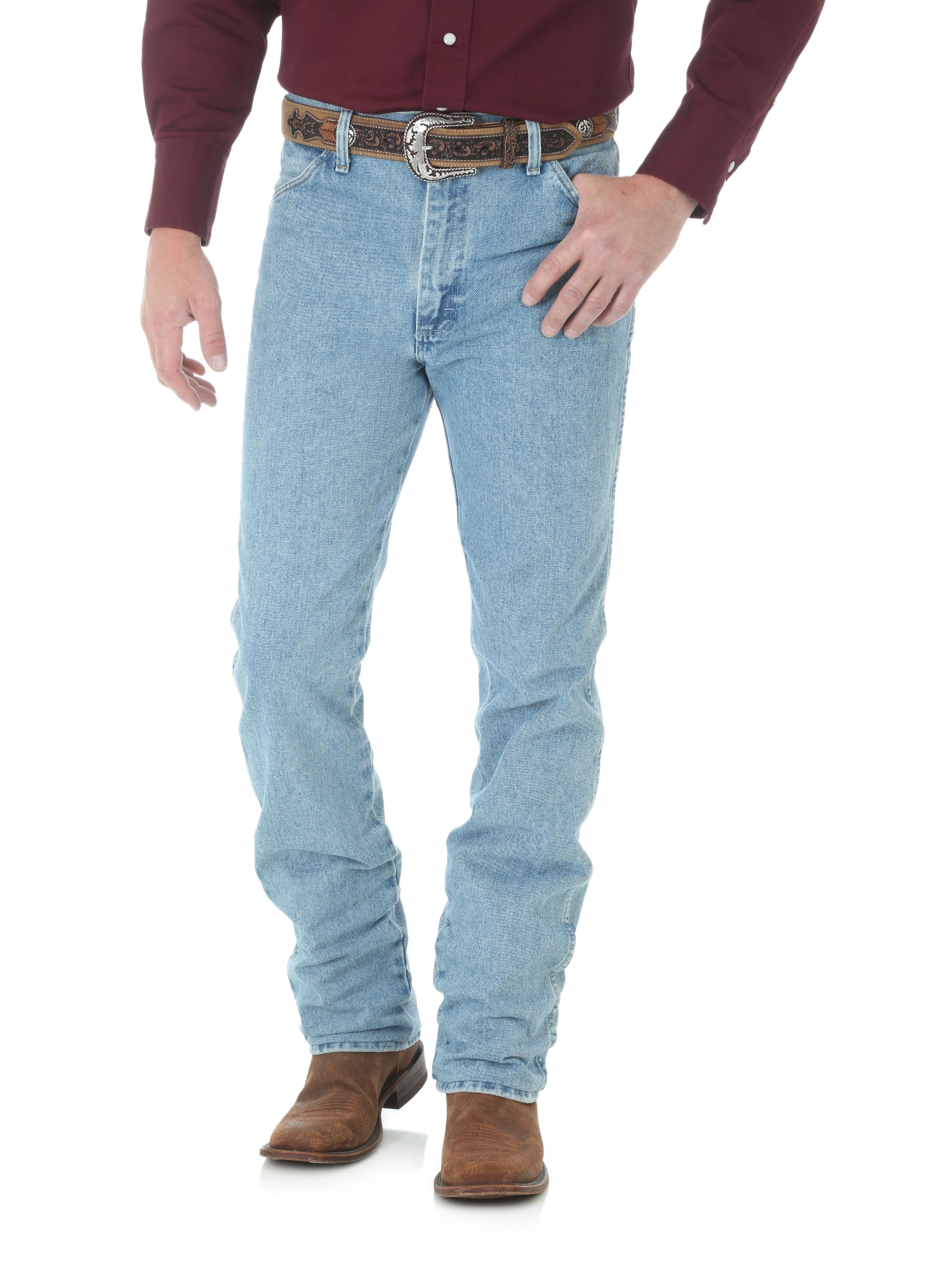 medium wash bootcut jeans