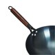 thumbnail image 4 of Wok en fonte traditionnelle chinoise à fond rond, poignée simple non revêtue, antiadhésive, pour la maison et le restaurant, 36 cm, 4 of 4