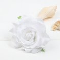 thumbnail image 1 of Pinza para el pelo de rosa, horquilla de flores, broche de rosa, clips florales, tocados de flores para mujer, niña, Halloween, boda, fiesta, San Valentín, regalo del día de la madreBlanco5p, 1 of 4