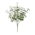 thumbnail image 2 of AUNVITO Artificial Green Leaf Flower Plant, Lifelike Fake Foliage Potted Decor, Sunproof Outdoor Floral Ornament for Patio Yard Garden Home Indoor Table Arrangement, 2 of 6