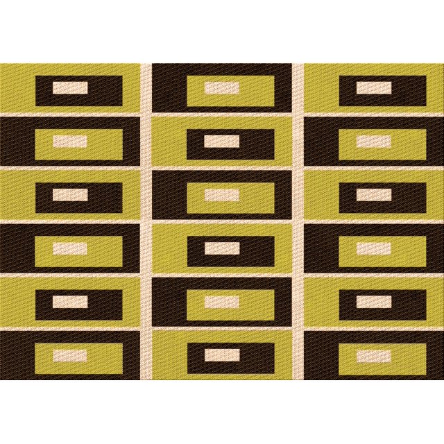 Ahgly Company Machine Washable Indoor Rectangle Transitional Golden Brown Yellow Area Rugs, 6' x 9'