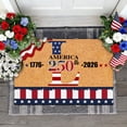 thumbnail image 2 of America 250 Years Welcome Doormat USA 250Th Anniversary Patriotic 1776-2026 Birthday Mat Non- Front Entrance Holiday Doormat For Outdoor Floor Rugs 15.7"X"23.6" L, 2 of 6