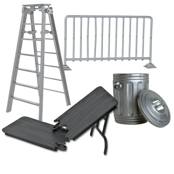 Set of 4 Accessories For WWE & AEW Wrestling Action Figures