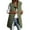 Army Green quilted jackets for women, variant on Nfurl Long Puffer Vests for Women Fashion Solid Color Zip Up Quilted Vests Casual Outerwear Loose Fit Padded Coats Ladies Winter Coats Army Green M