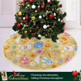 thumbnail image 6 of GZHJMY Easter Bunny Christmas Tree Skirt Home Decoration Large Round Christmas Tree Skirt for Holiday Party Home Christmas Day Ornaments, 35.4", 6 of 6