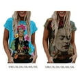 thumbnail image 4 of Camiseta Qarigey OFSAS-00881 L Pintura Al Óleo Cuello Redondo Divertida, 4 of 5