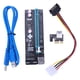 thumbnail image 2 of 1x 16x Power PCI-E 4Pin USB 3.0 PCIE PCI Express a tarjeta vertical SATA a cable, 2 of 8
