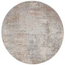 SAFAVIEH Invista Granville Abstract Area Rug, Beige/Cream, 6'7" x 6'7" Round
