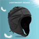 thumbnail image 5 of sweethay Ruby Scrum Caps Professional Sport Headwear Buffering Helmets Color negro Flexible Goalkeeper Headguard Hat Accesorio protector Ciclismo, 5 of 6