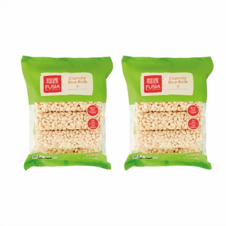 FUSIA Crunchy Rice Rolls, 2 Pack, 2.8 oz