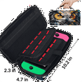 thumbnail image 3 of Herdesigns Owl Print Carrying Case for Nintendo Switch OLED Model 2021 & Switch 2017 with 20 Game Card Slots, Portable Travel Carry Case for Accessories and Console, 3 of 8