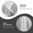 thumbnail image 3 of Kids Wedding Veil Delicate Wedding Veil Creative Wedding Veil Premium Decor Veil, 3 of 7