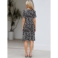 thumbnail image 2 of Vestido Naggoo Summer para mujer 2025 Beach Floral de manga corta, 2 of 6