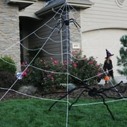 Mega Spiderweb Decoration, White, 23" x 19", Halloween by Way To Celebrate