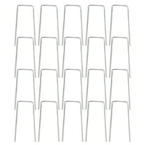 Koadzawe 20-Pack Anti-Rust 4 Inch Round-Top Heavy-Duty U-Shaped Garden Securing Stakes/Spikes/Pins/Pegs - Hot Dipped Galvanized Sod Staples For Anchoring Landscape Fabric