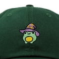 thumbnail image 2 of Dalix Sorcerer Frog Embroidered Cap Cotton Baseball Cute Cool Dad Hat Womens in Dark Green, 2 of 5